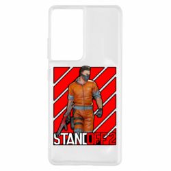 Чехол для Samsung S21 Ultra Standoff 2 Red Logo - PrintSalon