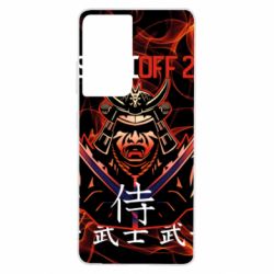 Чехол для Samsung S21 Ultra Standoff Samurai And Fire - PrintSalon