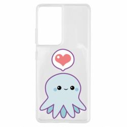 Чехол для Samsung S21 Ultra Sweet Octopus - PrintSalon