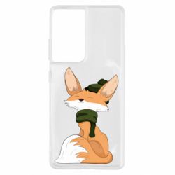 Чехол для Samsung S21 Ultra The Fox in the Hat - PrintSalon