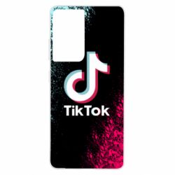 Чехол для Samsung S21 Ultra Tiktok spray art - PrintSalon