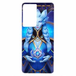 Чехол для Samsung S21 Ultra Warcraft Winter Queen - PrintSalon