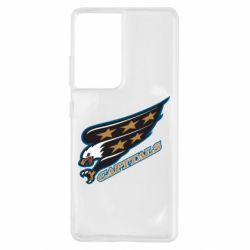 Чехол для Samsung S21 Ultra Washington Capitals Logo - PrintSalon