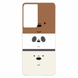 Чохол для Samsung S21 Ultra We bare bears ice cream - PrintSalon