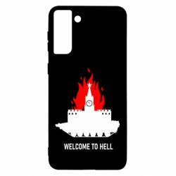 Чехол для Samsung S21 Ultra Welcome to Hell - PrintSalon