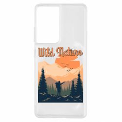 Чехол для Samsung S21 Ultra Wild nature - PrintSalon