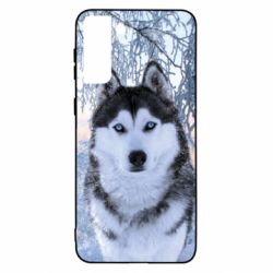 Чохол для Samsung S21 Ultra Winter Husky - PrintSalon