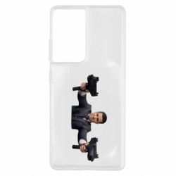Чехол для Samsung S21 Ultra Зеленский с оружием - PrintSalon