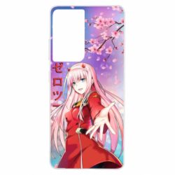 Чехол для Samsung S21 Ultra Zero Two Darling In The Franxx - PrintSalon