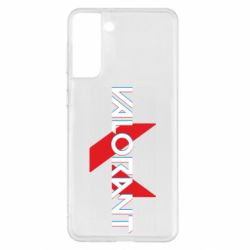 Чехол для Samsung S21+ Valorant glitsh logo - PrintSalon