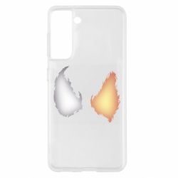 Чехол для Samsung S21 Venom Carnage Eyes-PrintSalon Чехол для Samsung S21 Venom Carnage Eyes