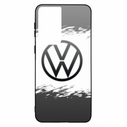 Чохол для Samsung S21 Volkswagen logo and grunge - PrintSalon