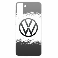 Чохол для Samsung S21+ Volkswagen logo and grunge - PrintSalon