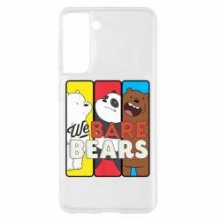 Чехол для Samsung S21 We bare bears collage - PrintSalon