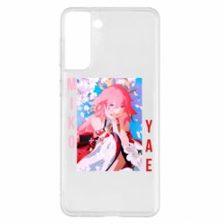 Чехол для Samsung S21+ Yae Miko art - PrintSalon