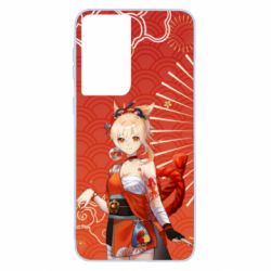 Чехол для Samsung S21 Yoimiya Genshin Impact - PrintSalon