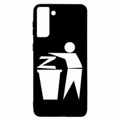 Чехол для Samsung S21+ Z is a trash - PrintSalon