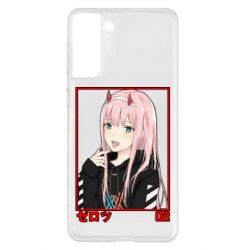 Чехол для Samsung S21+ Zero Two Modern Style - PrintSalon