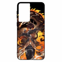 Чохол для Samsung S21 Zhongli Geo Archon Morax - PrintSalon