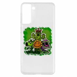 Чохол для Samsung S21+ Zombie vs Plants players - PrintSalon