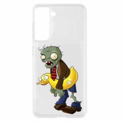 Чехол для Samsung S21 Zombie with a duck - PrintSalon