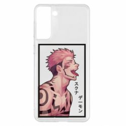 Чохол для Samsung S21+ 悪魔スクナ - PrintSalon