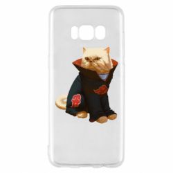 Чехол для Samsung S8 Akatsuki angry cat - PrintSalon