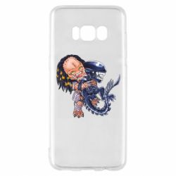 Чехол для Samsung S8 Alien vs Predator - PrintSalon