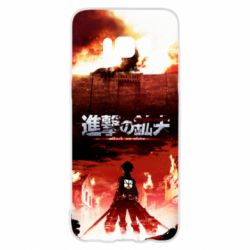 Чехол для Samsung S8 Attack of the Titans - PrintSalon