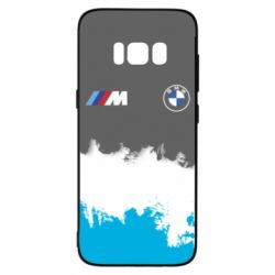 Чехол для Samsung S8 BMW logo and gray background - PrintSalon
