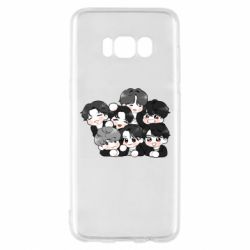 Чохол для Samsung S8 BTS Cute Art - PrintSalon
