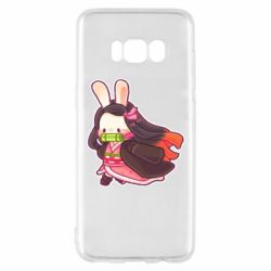Чехол для Samsung S8 Chibi Bunny Kamado Nezuko - PrintSalon