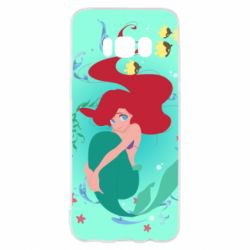 Чохол для Samsung S8 Cute and shy Ariel - PrintSalon