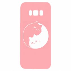 Чехол для Samsung S8 Cute yin yang cats - PrintSalon