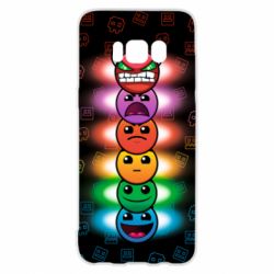 Чохол для Samsung S8 Geometry Dash Levels - PrintSalon