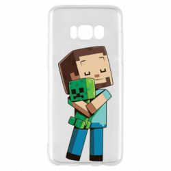 Чохол для Samsung S8 Heroes from Minecraft - PrintSalon