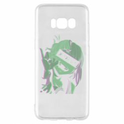 Чехол для Samsung S8 Himiko Toga glitch-PrintSalon Чехол для Samsung S8 Himiko Toga glitch