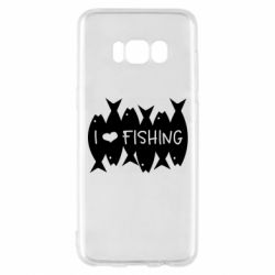 Чохол для Samsung S8 I Love Fishing - PrintSalon