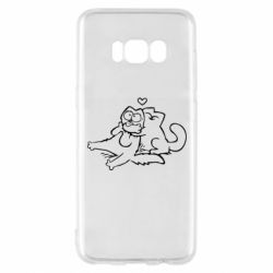 Чехол для Samsung S8 Кот Саймона Любовь - PrintSalon