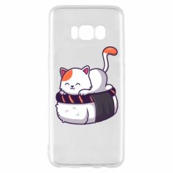 Чехол для Samsung S8 Котик. Суши-кровать