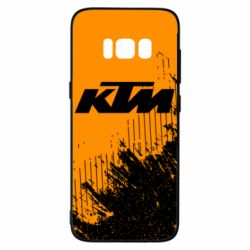 Чехол для Samsung S8 KTM and grunge background - PrintSalon