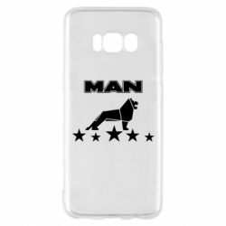 Чехол для Samsung S8 Man lion and stars - PrintSalon