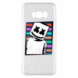 Чехол для Samsung S8 Marshmello Colorful Portrait - PrintSalon