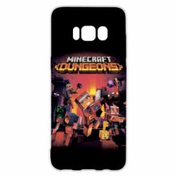 Чехол для Samsung S8 Minecraft Dungeons new - PrintSalon