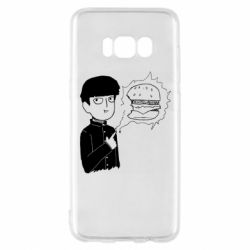 Чехол для Samsung S8 Моб Психо и гамбургер-PrintSalon Чехол для Samsung S8 Моб Психо и гамбургер