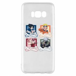 Чехол для Samsung S8 Naruto team 7 in action - PrintSalon