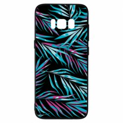 Чохол для Samsung S8 Neon Palm Leaves - PrintSalon