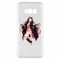 Чохол для Samsung S8 Nezuko cat - PrintSalon