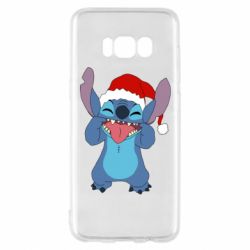 Чехол для Samsung S8 Новогодний Стич - PrintSalon