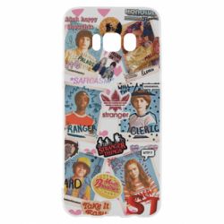 Чехол для Samsung S8 Очень странные дела. Стикеры - PrintSalon